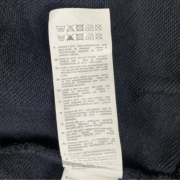 NWT | Kappa Kids' Authentic Sneek Print Hoodie Size 8Y in Black-Orange-Blue - Picture 6 of 11